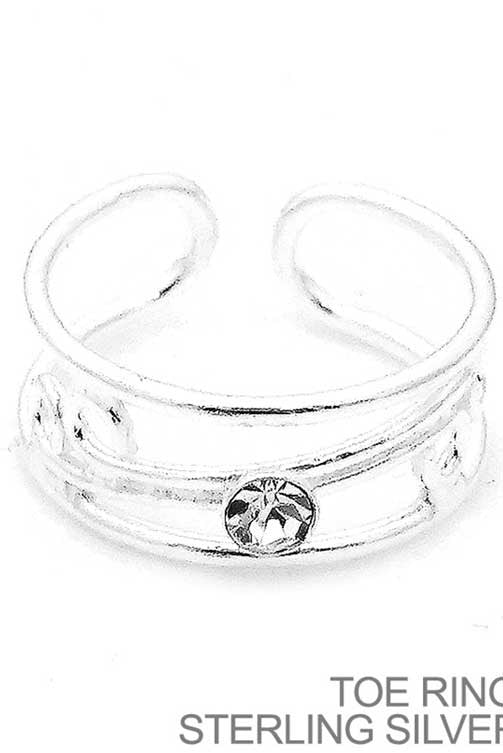 Heart Sterling Silver Toe Ring*